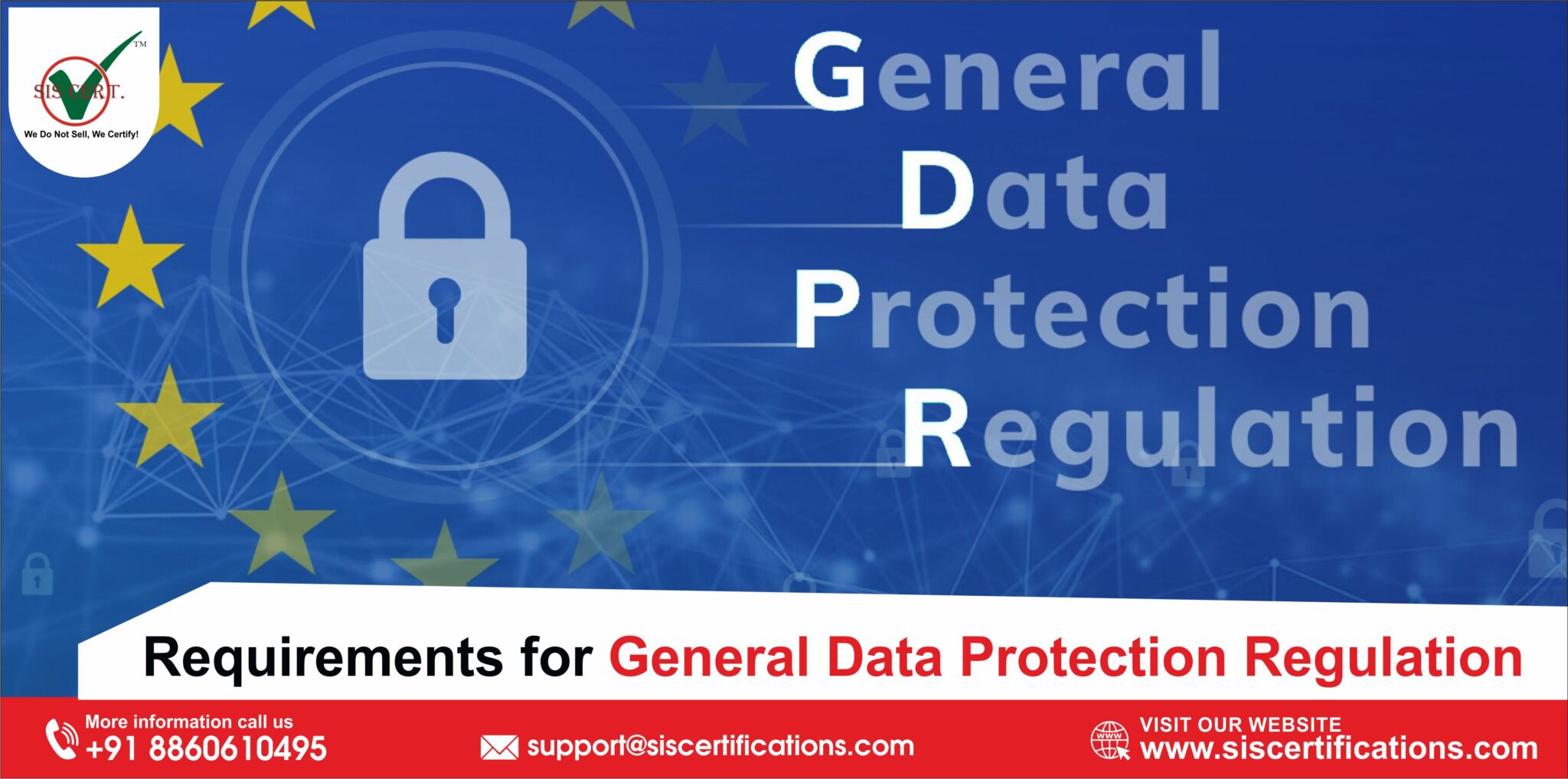 Requirements for General Data Protection Regulation